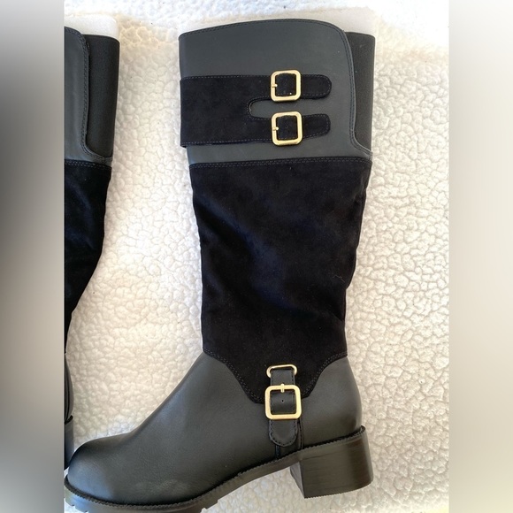 Bella Vita Adriannii Black Mid Calf Riding Boots - Picture 3 of 7